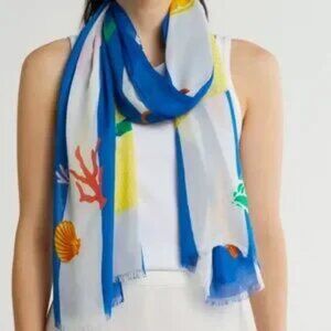 Kate Spade New York Fun Beach Towel Oblong Scarf
